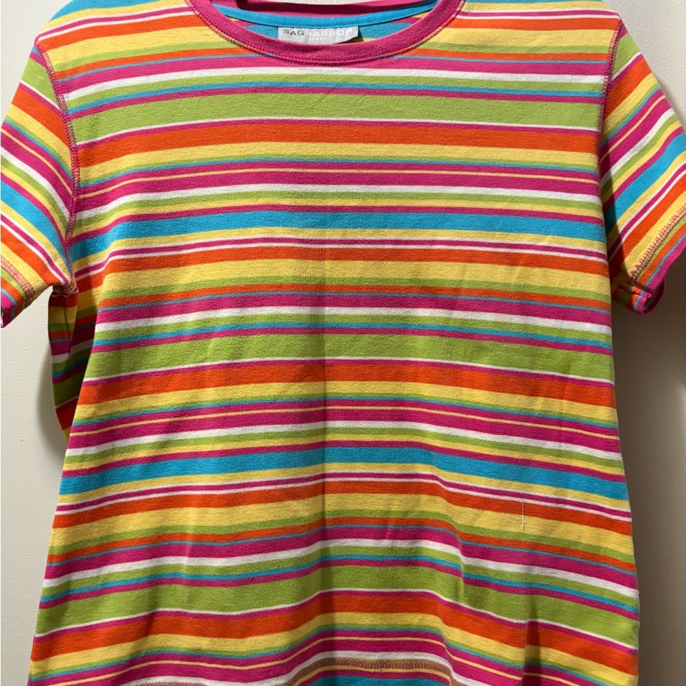 Colorful Striped ladies Shirt
